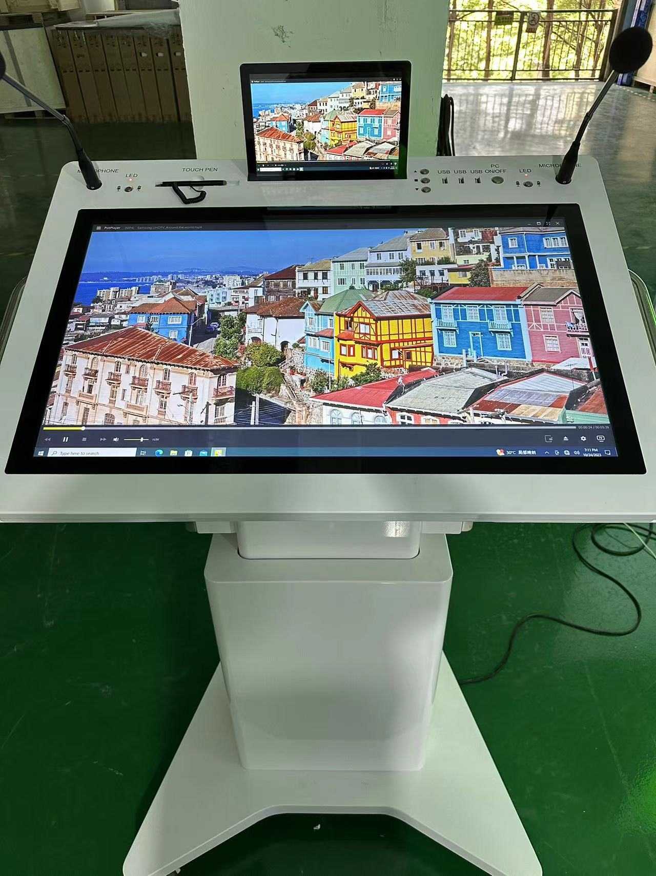 32 '' Интерактивен LCD LCD LECTERN SMART DOWEN SCREAN PODIUM